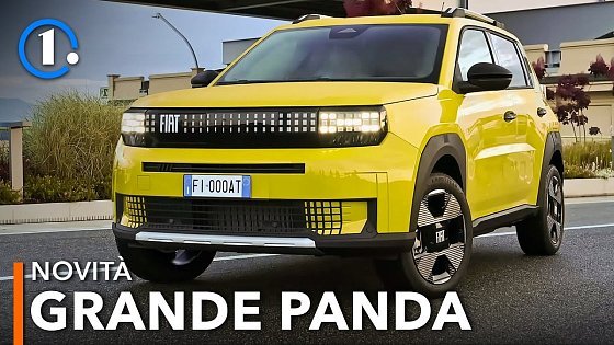 Video: Fiat Grande Panda, la PANDA XL ? da 4 metri, ibrida o elettrica