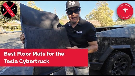 Video: Best Floor Mats for the Tesla Cybertruck - 3D Mats