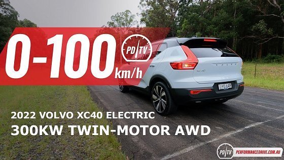 Video: 2022 Volvo XC40 Recharge Pure Electric 0-100km/h &amp; motor sound