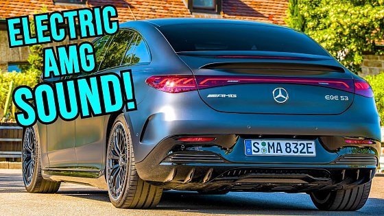 Video: 2023 Mercedes‑AMG EQE 53 4MATIC+ with 687HP | Electric Sound!