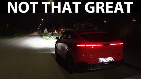 Video: Xpeng G6 headlights test