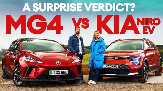 Video: Affordable electric car shootout! Is the MG4 or the Kia Niro EV the one to choose? / Electrifying