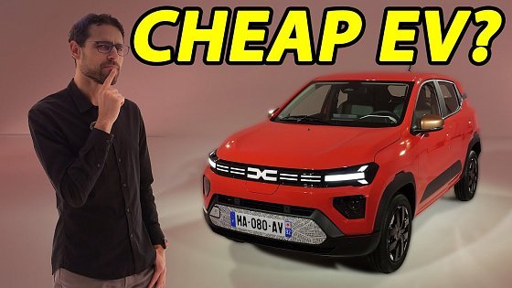 Video: The most affordable EV? New Dacia Spring reveal REVIEW