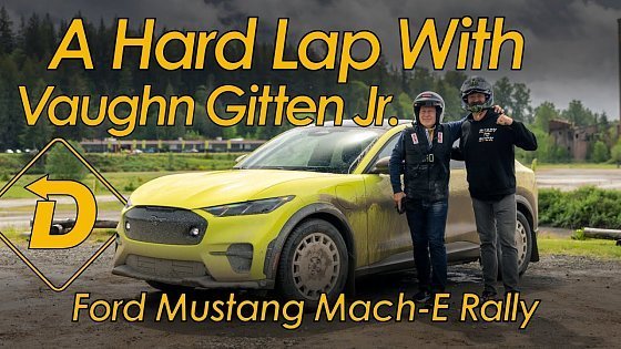 Video: 2024 Ford Mustang Mach-E Rally Extreme Ride-Along With Vaughn Gitten Jr. #electricvehicle #cars