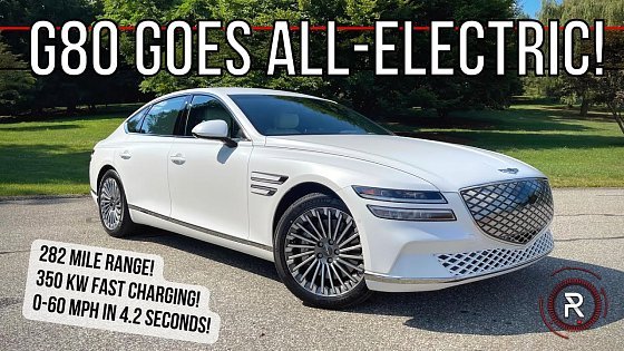 Video: The 2023 Genesis G80 Electrified Is A Very Good Low-Key Electric Luxury Sedan