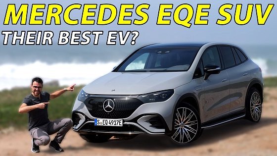 Video: Mercedes EQE SUV driving REVIEW - best Mercedes EV?