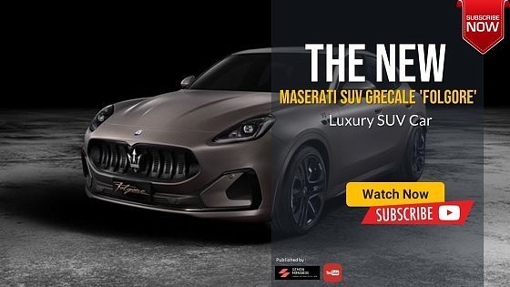 Video: The 2024 MASERATI SUV Grecale 'Folgore' Luxury Price Specs & Release date