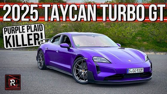 Video: The 2025 Porsche Taycan Turbo GT Is The Ultimate Tesla Plaid Crushing Track Weapon