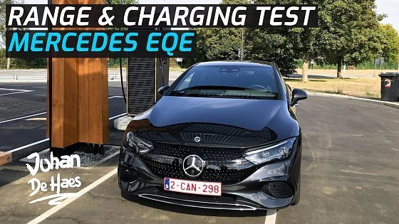 Video: MERCEDES EQE 350+ RANGE TEST AND FAST CHARGING TEST