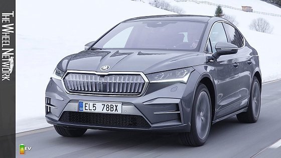 Video: 2024 Skoda Enyaq Coupe 85x Laurin & Klement | Graphite Grey | Driving, Interior, Exterior