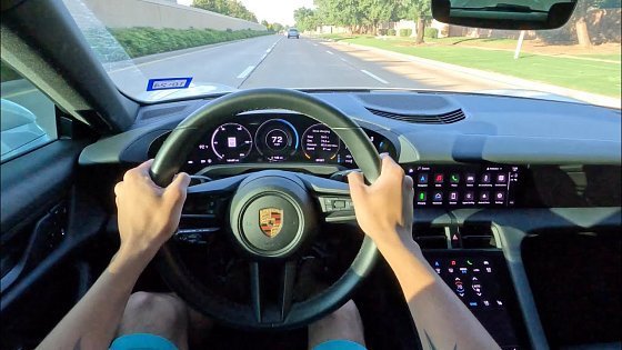 Video: 2022 Porsche Taycan 4 Cross Turismo - POV Driving Impressions