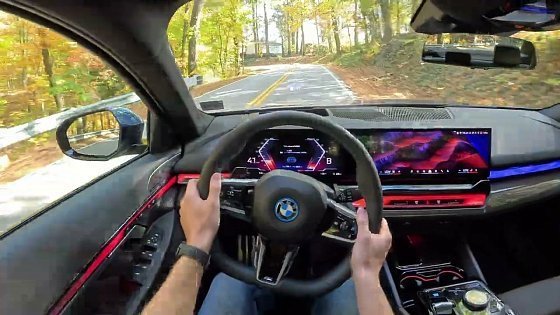 Video: 2024 BMW i5 eDrive40 - POV First Drive (Binaural Audio)