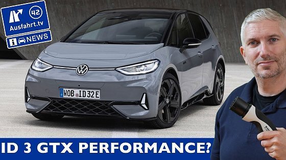 Video: VW ID.3 GTX PERFOMANCE ab 48.725 Euro mit Vollausstattung und ohne Bonus knapp 59.590 Euro?