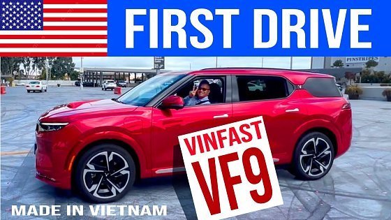 Video: First Drive a VinFast VF9 full-size ESUV imported from Vietnam at Hillsdale Showroom, California