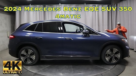 Video: 2024 Mercedes Benz EQE SUV is Big, High Tech, Modern, and Luxurious! Eat This TESLA! Randys Reviews