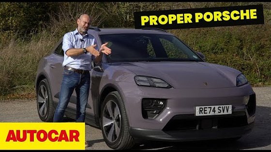 Video: New Porsche Macan Electric review | sporty, family-sized SUV tested |Autocar