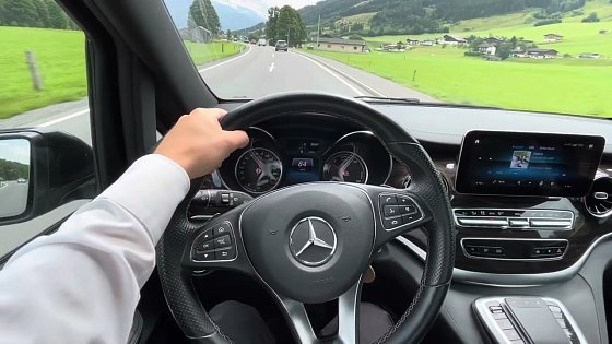 Video: @MercedesBenz EQV 300 POV test drive by seen through cars