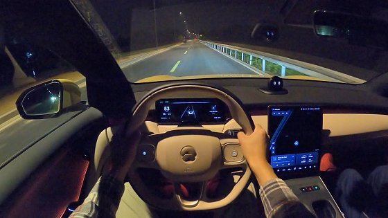 Video: Chinese Model 3P? 2022 NIO ET5 100kWh POV Night Test Drive