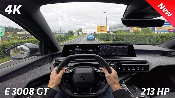 Video: Peugeot E 3008 GT 2024 POV test drive (City & Highway)