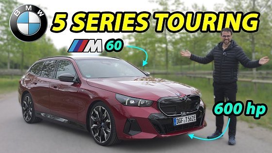 Video: all-new BMW 5 Series Touring driving REVIEW i5 M60