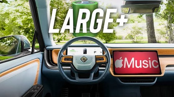 Video: Rivian Offers "Large+" Battery & Music!