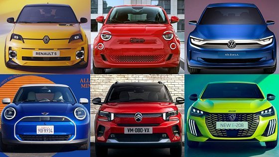 Video: 2024 Renault 5 Electric VS Peugeot e 208 VS Citroen e C3 VS Fiat 500e VS VW ID.2 VS Mini Electric