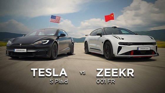 Video: Tesla Model S Plaid vs Zeekr 001 FR | Are Chinese EVs Getting Faster?