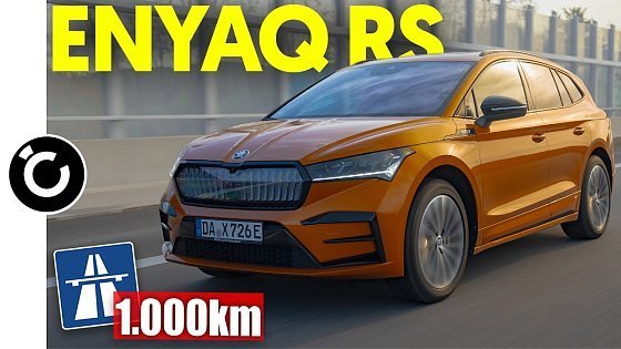 Video: Skoda Enyaq RS 2024 Langstreckentest - DEUTLICH sparsamer?