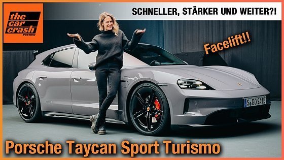 Video: Porsche Taycan Sport Turismo (2024) Schneller, Stärker und weiter?! Fahrbericht | Review | Facelift