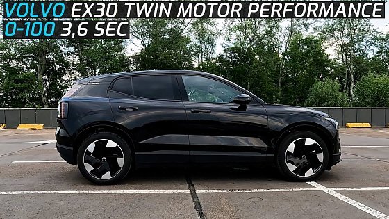 Video: 2024 VOLVO EX30 TWIN MOTOR PERFORMANCE 428 HP POV TEST DRIVE (0-100 KM/H in 3,6 SEC)