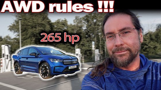 Video: Skoda Enyaq iV 80x (AWD) - How far can it go on the highway