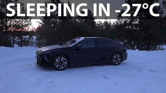 Video: Nio ET7 road trip to Folldal in -27°C