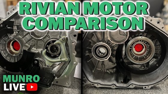 Video: Rivian Dual vs Quad Motor Teardown Comparison