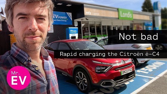 Video: How fast can the Citroën ë-C4 charge? Summer rapid charging from 10-80%