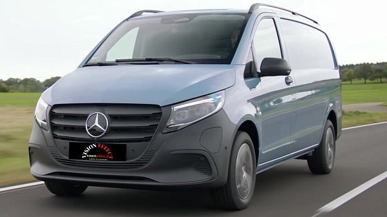 Video: More Safety, Comfort and Technology Equipment Added, New Mercedes-Benz eVito Panel Van 2024