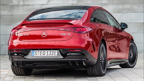 Video: New MERCEDES-AMG EQE 43 4Matic (2022) - exterior &amp; interior