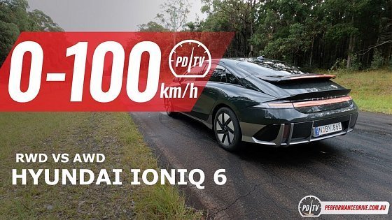 Video: 2023 Hyundai IONIQ 6 0-100km/h & review (RWD vs AWD)