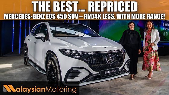 Video: 2024 Mercedes-Benz EQS450 SUV Launched – RM74k Less, With More Range? | #NewsUpdate