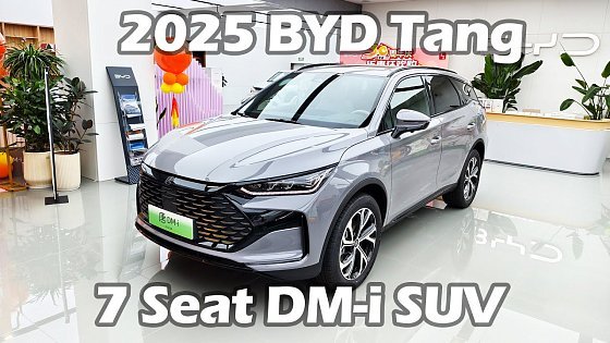 Video: 2025 New BYD Tang DM-i 115km Flagship Edition PHEV Hybrid 7-Seater SUV - Big Bear Test Car