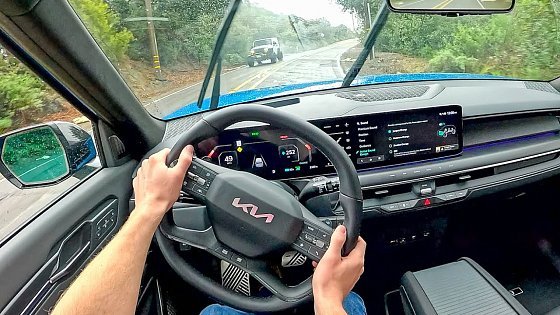 Video: 2024 Kia EV9 GT-Line - Rainy POV Test Drive (Binaural Audio)