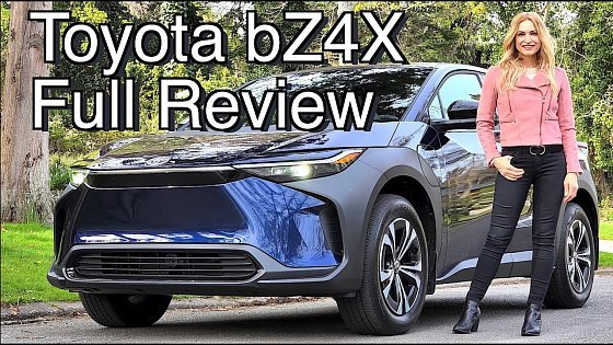 Video: 2023 Toyota bZ4X full review // The Toyota of electric SUVs