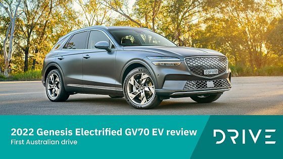 Video: 2022 Genesis GV70 Electric review | Electrified GV70 EV Australian first drive | Drive.com.au