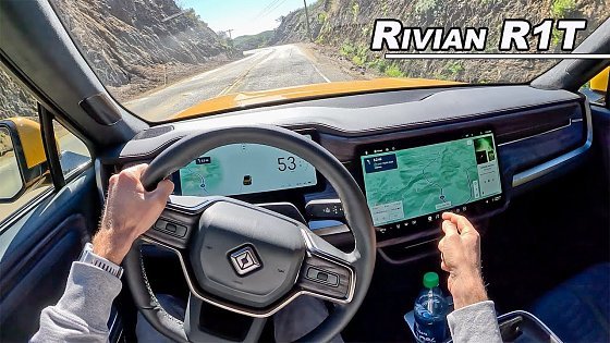 Video: Rivian R1T Quad Motor - Driving the 835hp Adventure Pickup (POV Binaural Audio)