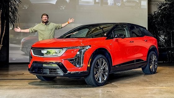 Video: My First Look At The New Electric Cadillac Optiq! Interior / Exterior Tour, Battery, Charging &amp; More