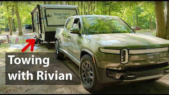 Video: Towing with Rivian R1t || Complete overview 4K