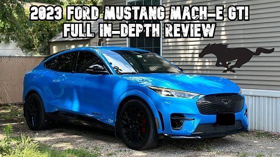 Video: 2023 Ford Mustang Mach-E GT REVIEW - Better Than A TESLA?