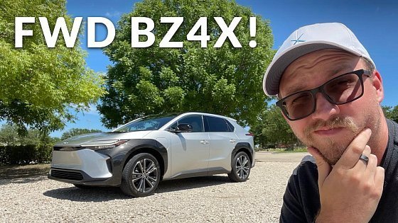 Video: I Drive The Electric Toyota bZ4X Front Wheel Drive For The First Time!