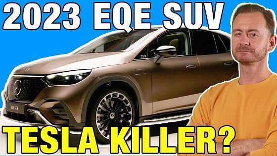 Video: 2023 Mercedes-Benz EQE SUV First Look | A Luxurious Electric Crossover | Interior, Technology & More