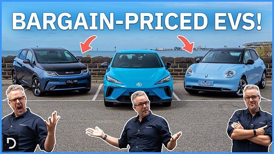 Video: What's The Best EVs Under $50k: Byd Dolphin Vs Gwm Ora Vs Mg 4? | Drive.com.au