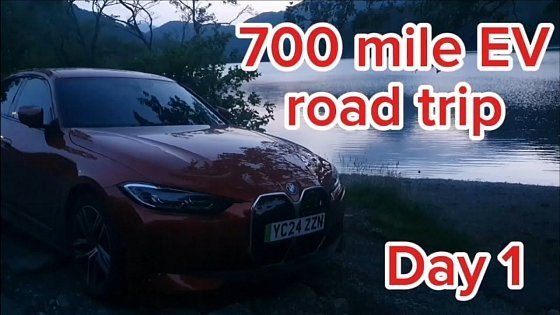 Video: BMW I4, 700 mile EV road trip and range test from England to Wales day 1